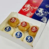 なまはげの「赤まん・青まん」6個入り