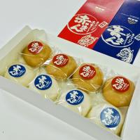 なまはげの「赤まん・青まん」8個入り