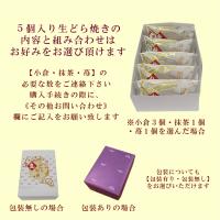 【送料込み】選べる生どらやき5個入(冷凍便)
